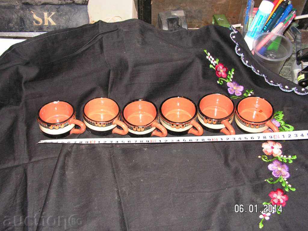 Аукцион 1726. СТАР БИТОВ СЕРВИЗ ЗА РАКИЯ ГЛАЗИРАНА КЕРАМИКА Аукцион 1726. СТАР БИТОВ СЕРВИЗ ЗА РАКИЯ ГЛАЗИРАНА КЕРАМИКА