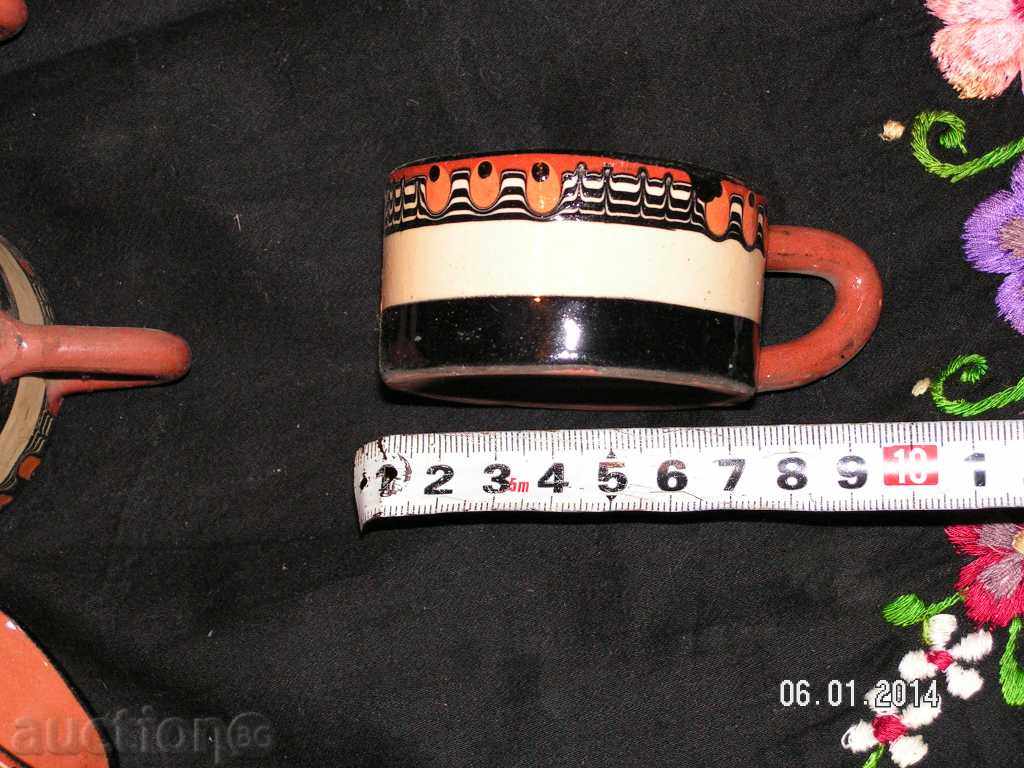 Доставка на 1726. СТАР БИТОВ СЕРВИЗ ЗА РАКИЯ ГЛАЗИРАНА КЕРАМИКА Доставка на 1726. СТАР БИТОВ СЕРВИЗ ЗА РАКИЯ ГЛАЗИРАНА КЕРАМИКА