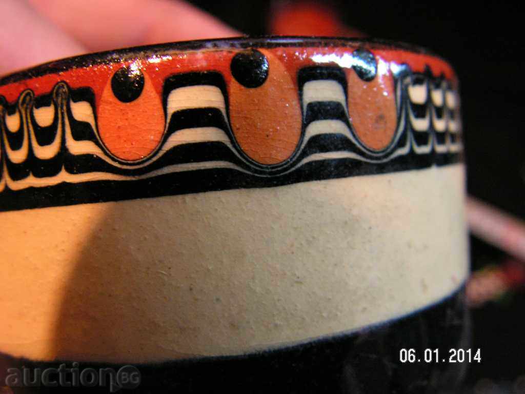 1726. СТАР БИТОВ СЕРВИЗ ЗА РАКИЯ ГЛАЗИРАНА КЕРАМИКА - 5 1726. СТАР БИТОВ СЕРВИЗ ЗА РАКИЯ ГЛАЗИРАНА КЕРАМИКА - 5