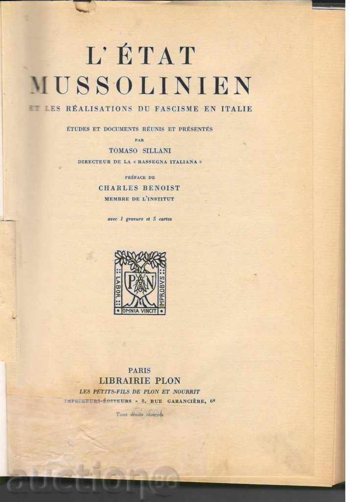 L'Etat Mussolinien and realisations of fascism in Italy with price 151.00 BGN | € 77.21 L'Etat Mussolinien and realisations of fascism in Italy with price 151.00 BGN | € 77.21