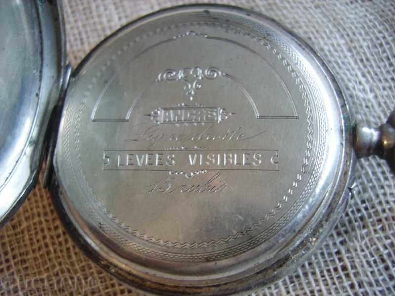 Auction  I sell a silver pocket Swiss watch