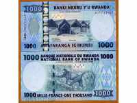 RWANDA +++ +++ 1000 UNC FRANCA 2008