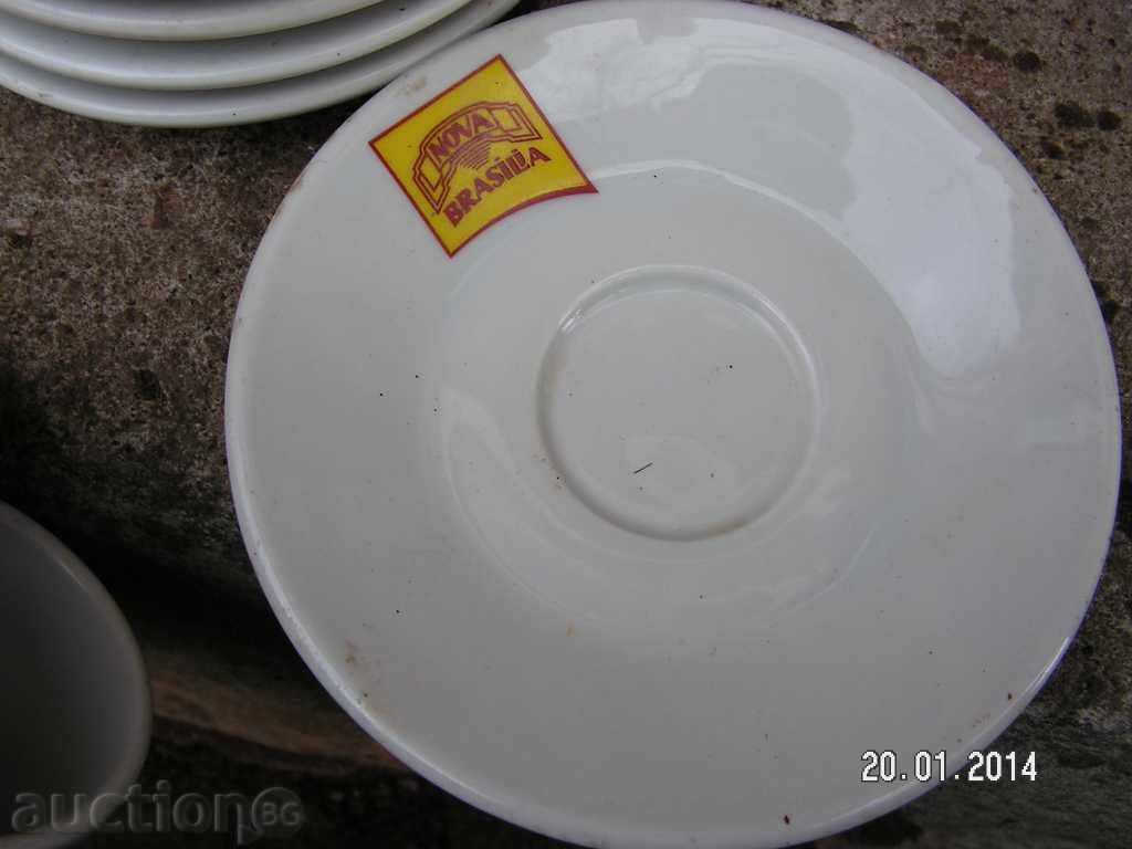 1905. SERVICE COFFEE MACHINES NEW BRAZOLA PORCELAIN - 5