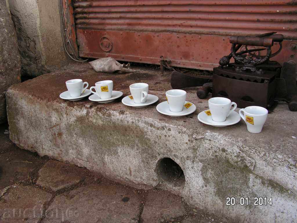 1905. cani de cafea nou serviciu BRAZOLIYA WARE