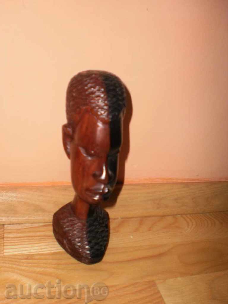 Head of male-figure from ebony-2 - 5