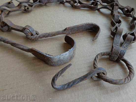 lanț semineu forjate manual, cu lanț, fier forjat cu preț 50.00 BGN | € 25.56 lanț semineu forjate manual, cu lanț, fier forjat cu preț 50.00 BGN | € 25.56