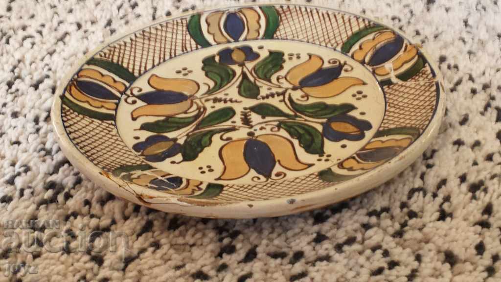 Ceramic handmade wall plate with price 6.00 BGN | € 3.07