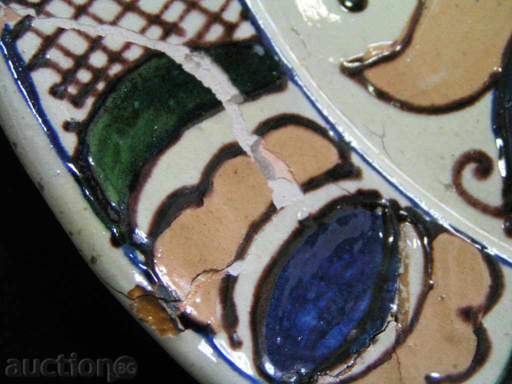 Ceramic handmade wall plate - 6