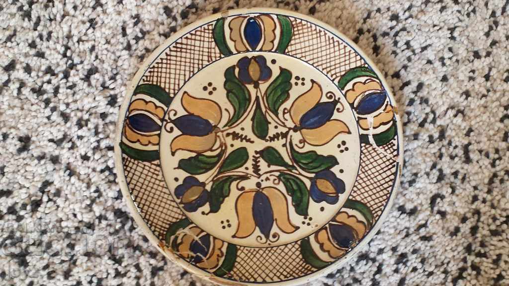 Ceramic handmade wall plate