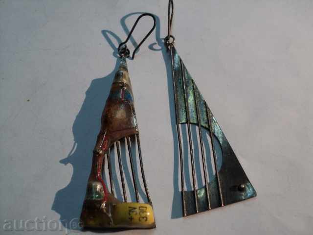 Beautiful silver earrings with interesting design 2 - 5 Beautiful silver earrings with interesting design 2 - 5