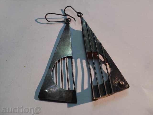 Beautiful silver earrings with interesting design 2 - 6 Beautiful silver earrings with interesting design 2 - 6