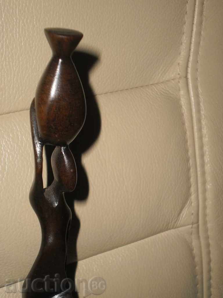 Auction Elegant female figure of ebony Auction Elegant female figure of ebony