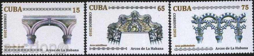 Чисти марки Архитектура, Арки  2010 от Куба