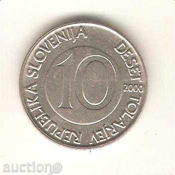 +Словения  10  толара  2000 г.