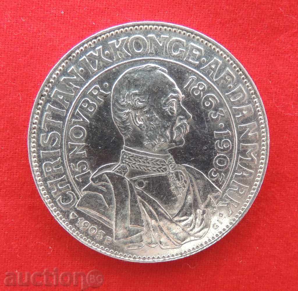 2 kroner 1903 Denmark silver QUALITY-TOP AUCTION -