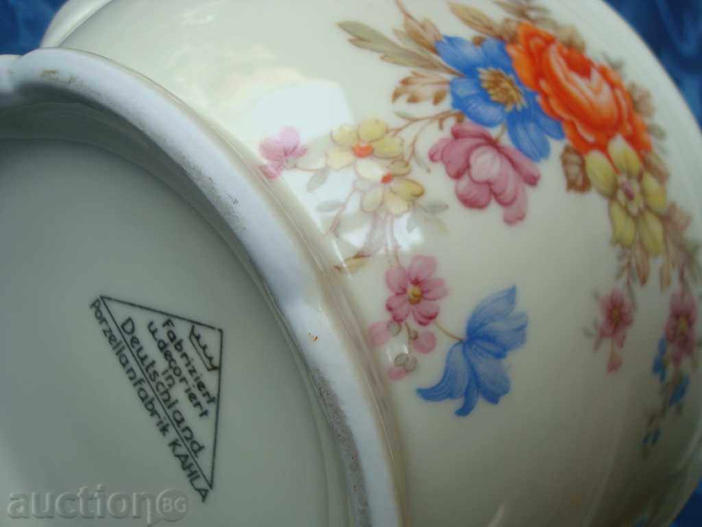 Coffee tea, coffee, KAHLA. GDR? Ivory color. with price 49.95 BGN | € 25.54