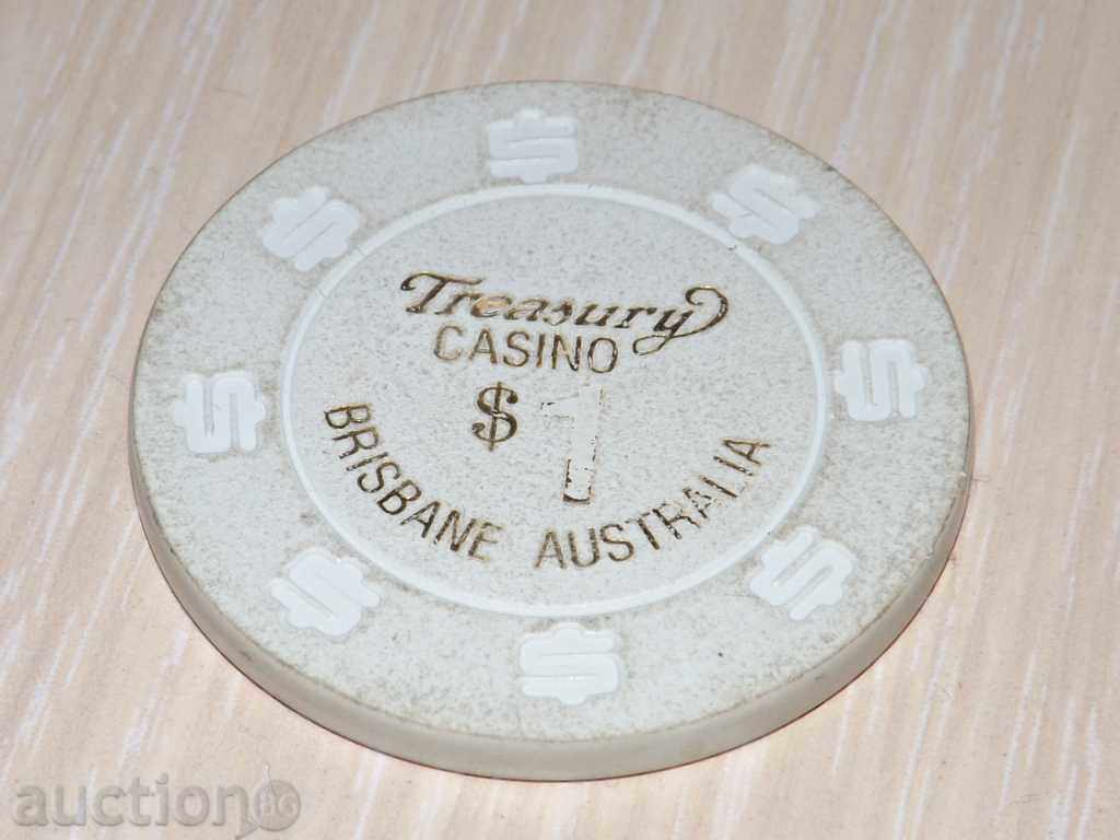 Chip $ de 1 Brisbane Australia