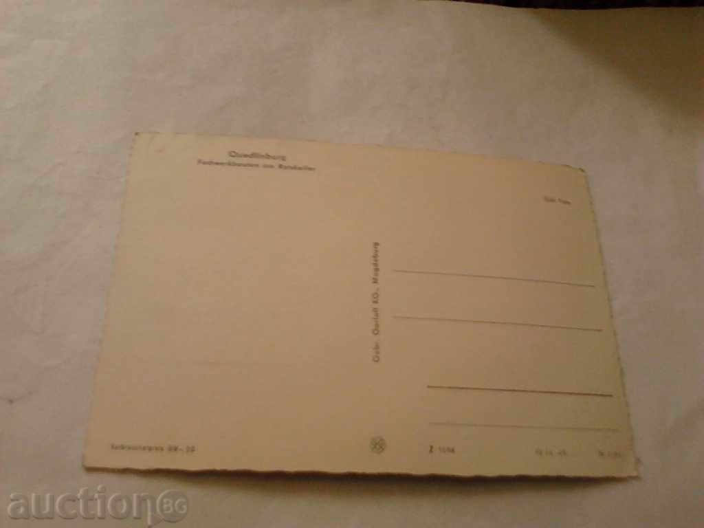 Postcard GDR Quedlinburg Fachwerkbauten am Ratskell with price 0.45 BGN | € 0.23 Postcard GDR Quedlinburg Fachwerkbauten am Ratskell with price 0.45 BGN | € 0.23