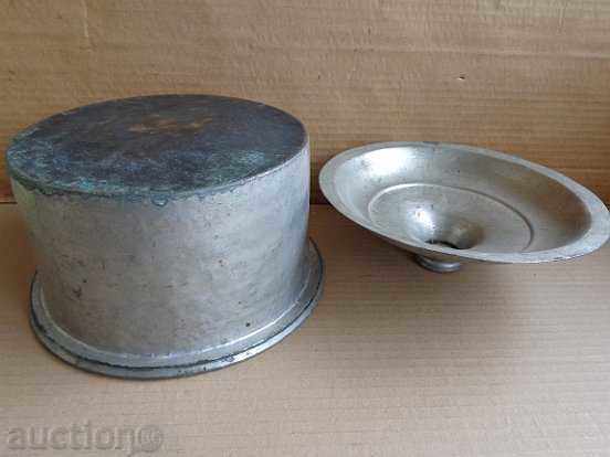 Old baked saucepan, bakter, copper - 5 Old baked saucepan, bakter, copper - 5