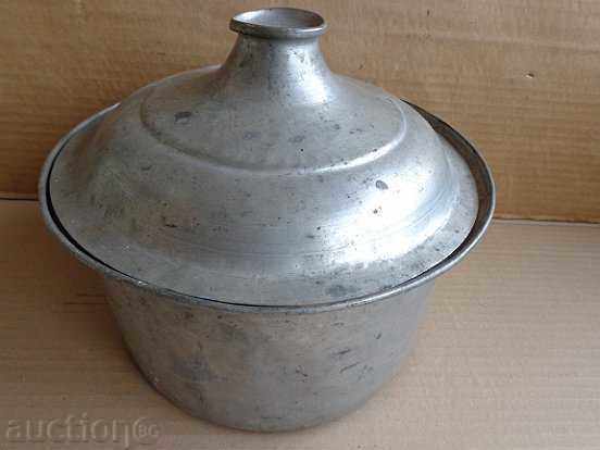 Old baked saucepan, bakter, copper - 7 Old baked saucepan, bakter, copper - 7