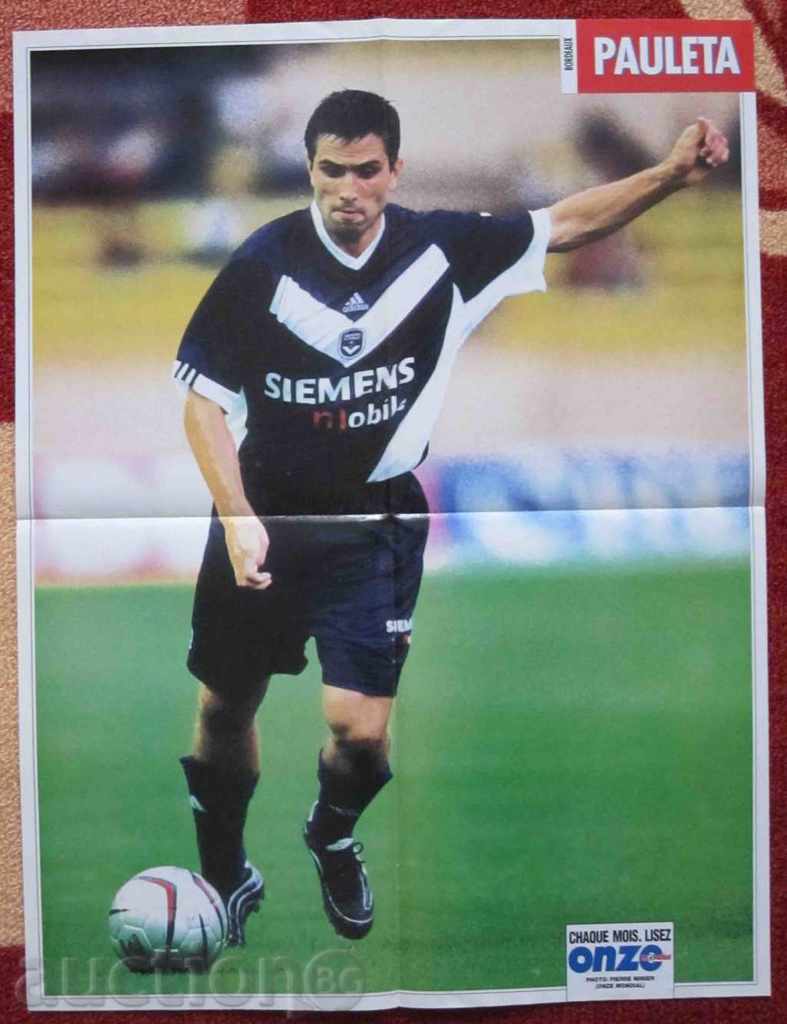 football poster Zidane Pauletta with price 4.00 BGN | € 2.05 football poster Zidane Pauletta with price 4.00 BGN | € 2.05