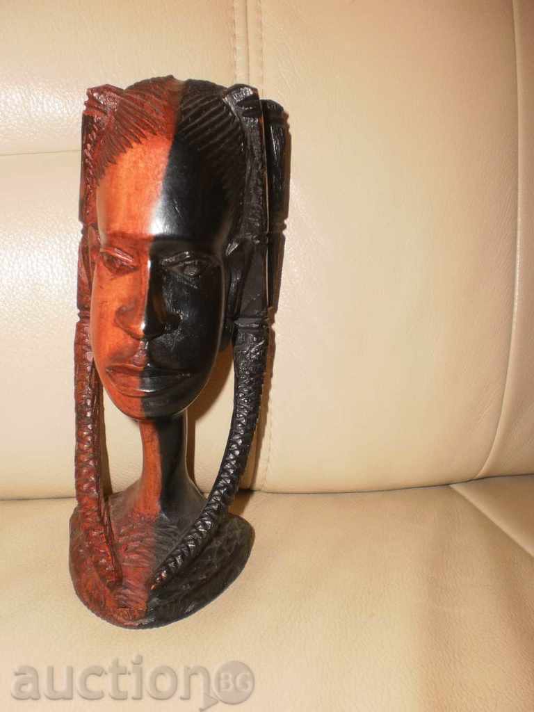 Δημοπρασία Επικεφαλής του μια γυναίκα με τα μαλλιά-αυθεντικό κομμάτι έβενο Δημοπρασία Επικεφαλής του μια γυναίκα με τα μαλλιά-αυθεντικό κομμάτι έβενο