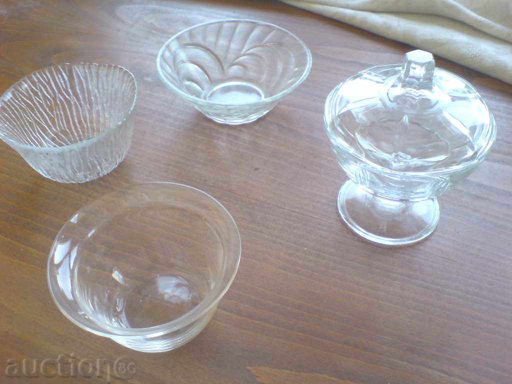 lot of glass bowls small