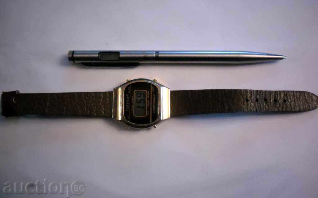 ELECTRONIC CLOCK TIMETRON CHRONOGRAPH +CHEMICAL with price 385.00 BGN | € 196.85 ELECTRONIC CLOCK TIMETRON CHRONOGRAPH +CHEMICAL with price 385.00 BGN | € 196.85