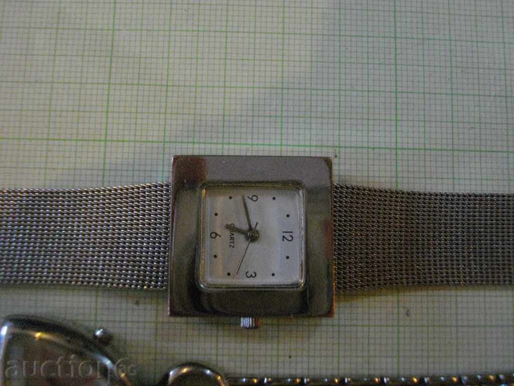 Ladies' hand quartz working watches - 2 pcs. with price 5.00 BGN | € 2.56