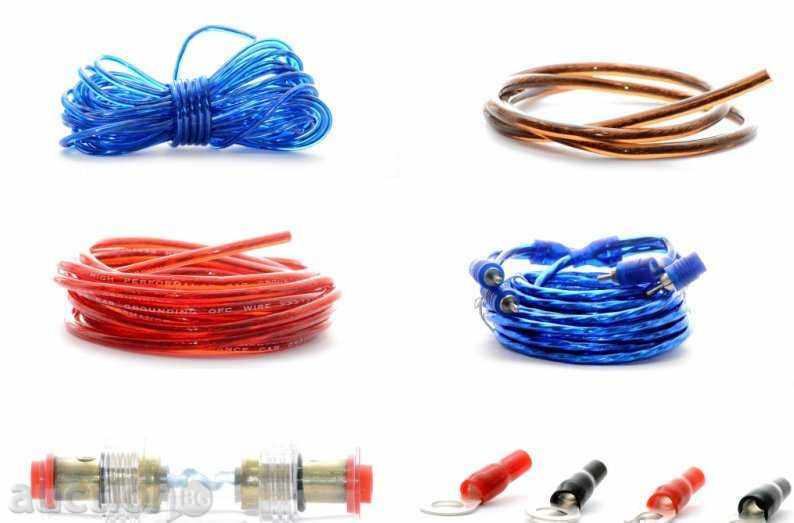 Set of amplifier cables with price 17.50 BGN | € 8.95 Set of amplifier cables with price 17.50 BGN | € 8.95