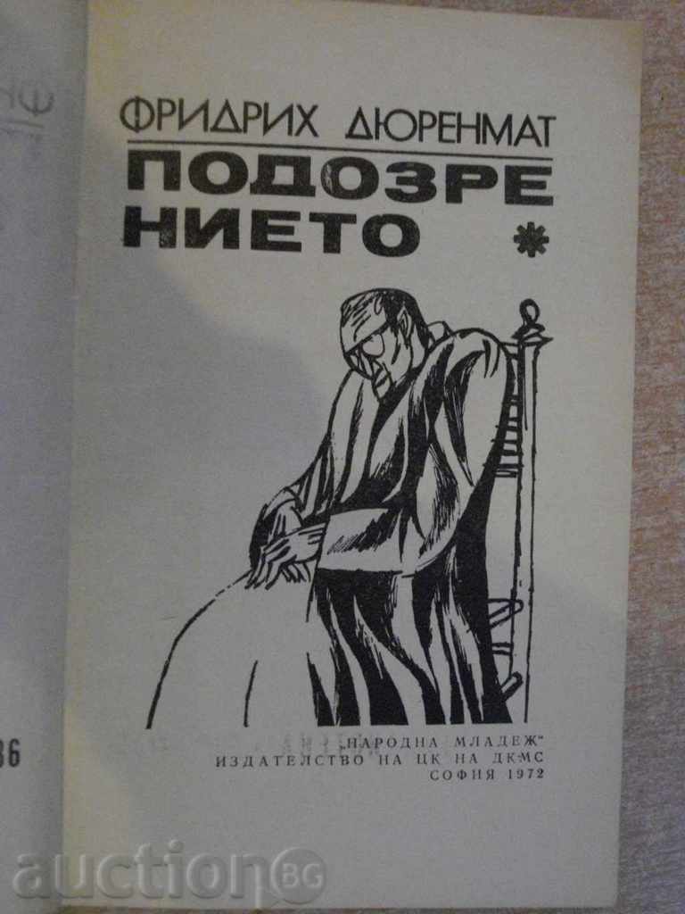 The book "The Suspicion - Friedrich Durrenmat" - 122 pp. with price 2.00 BGN | € 1.02 The book "The Suspicion - Friedrich Durrenmat" - 122 pp. with price 2.00 BGN | € 1.02