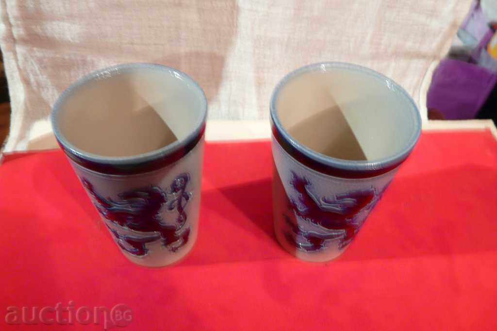 cups for wine-ceramics 2pcs. with price 16.00 BGN | € 8.18 cups for wine-ceramics 2pcs. with price 16.00 BGN | € 8.18