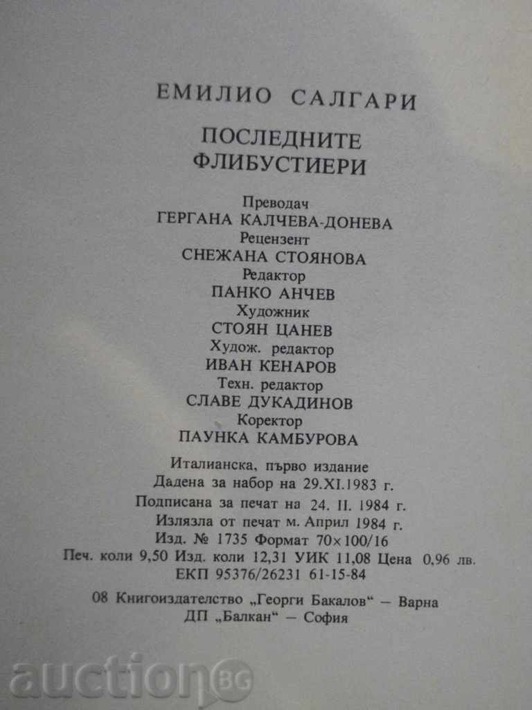 "The Last Flibulists - Emilio Salgari" - 150 pages - 5