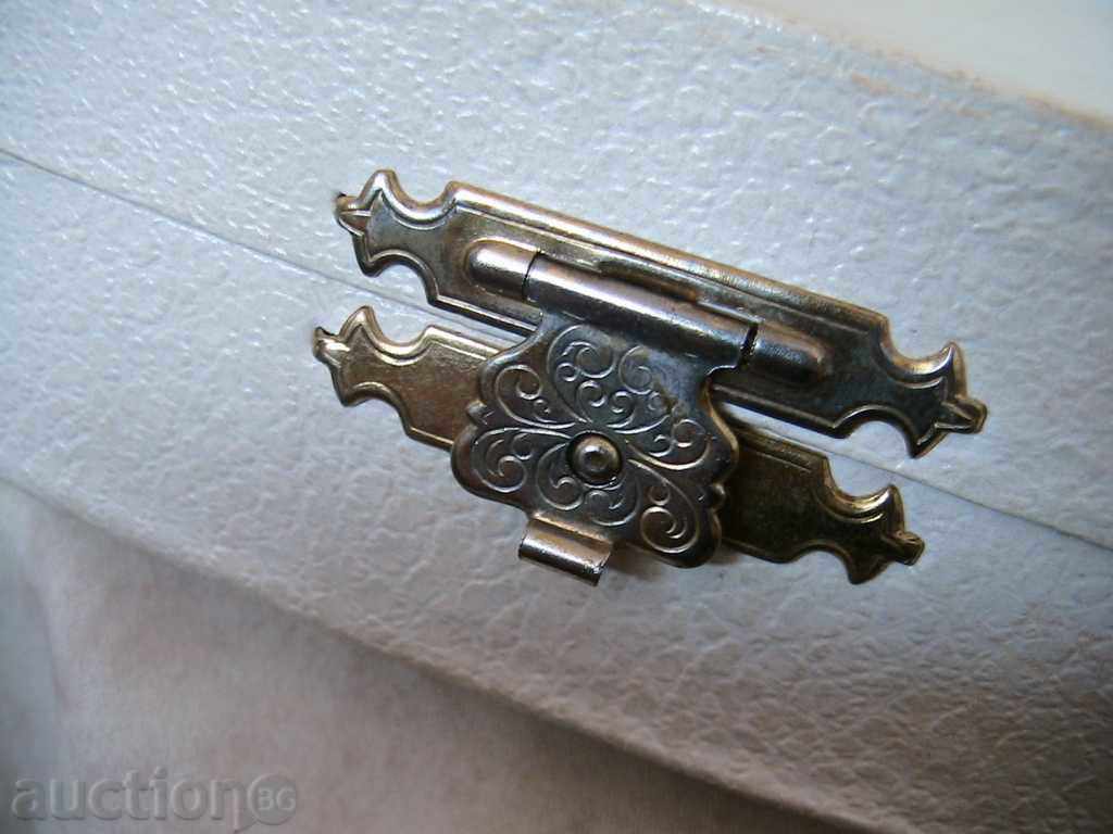 DESSERT CUTLERY, SILVER-PLATED, ROSE PRINTING, stamp with price 250.00 BGN | € 127.82