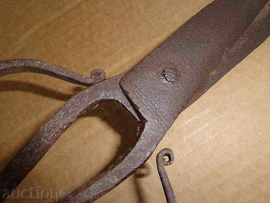 Delivery of Old hand forged scissors, wrought iron Delivery of Old hand forged scissors, wrought iron