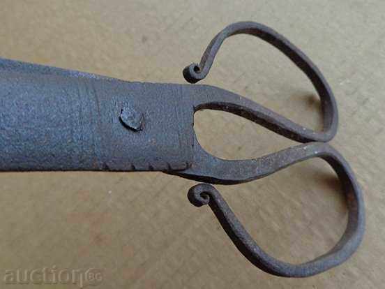 Old hand forged scissors, wrought iron - 6 Old hand forged scissors, wrought iron - 6