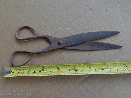 Delivery of Old hand forged scissors, wrought iron Delivery of Old hand forged scissors, wrought iron