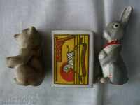 Figurine - Rabbit and Bear
