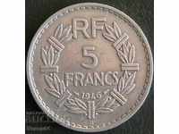 5 franci 1946 B, Franța