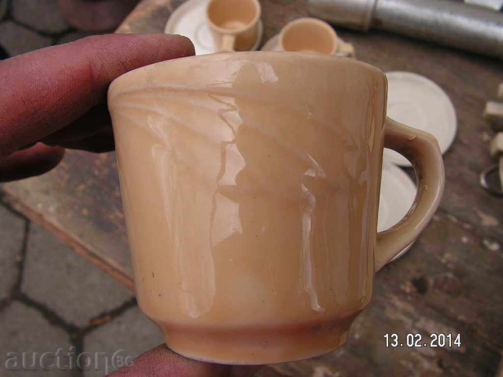 2209. STAR SERVICE FOR COFFEE BULGARIAN PORCELAIN - 6 2209. STAR SERVICE FOR COFFEE BULGARIAN PORCELAIN - 6