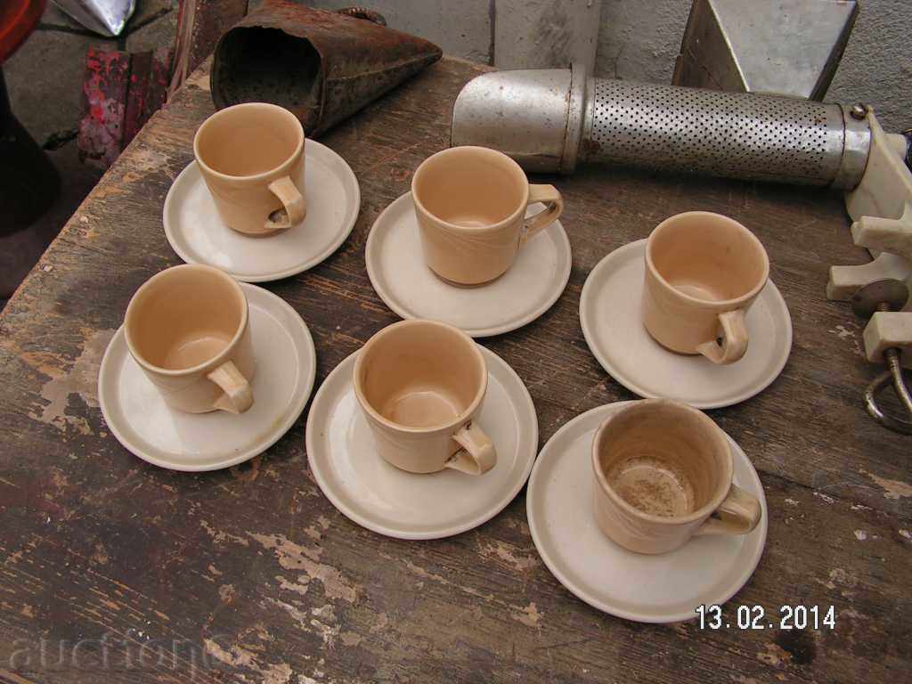 2209. STAR SERVICE FOR COFFEE BULGARIAN PORCELAIN