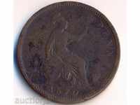 Great Britain 1 penny 1870 year