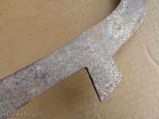 Delivery of Old hand forged wagon, wrought iron Delivery of Old hand forged wagon, wrought iron