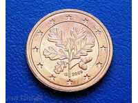 Германия 2 евроцента Euro cent 2009 G