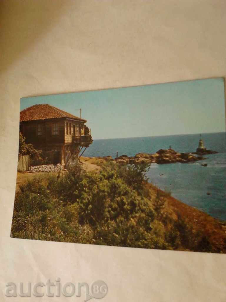 Пощенска картичка Ахтопол 1980