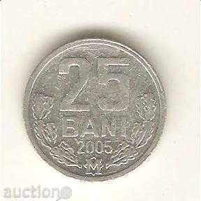 + Moldova 25 bani 2005