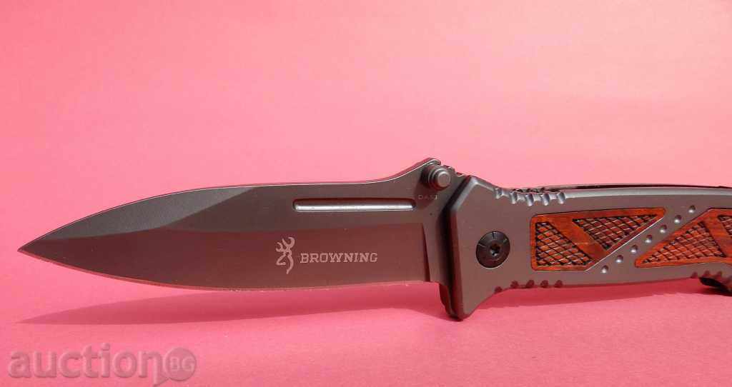 Knife, folding, Browning 95 x 222 with price 18.00 BGN | € 9.20 Knife, folding, Browning 95 x 222 with price 18.00 BGN | € 9.20