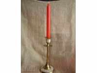 I sell a candlestick-bronze and mother of pearl