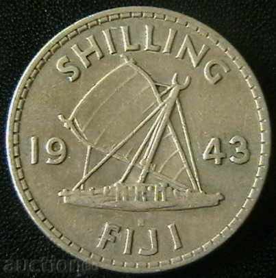 1 shilling 1943, Fiji