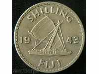 1 shilling 1943, Fiji